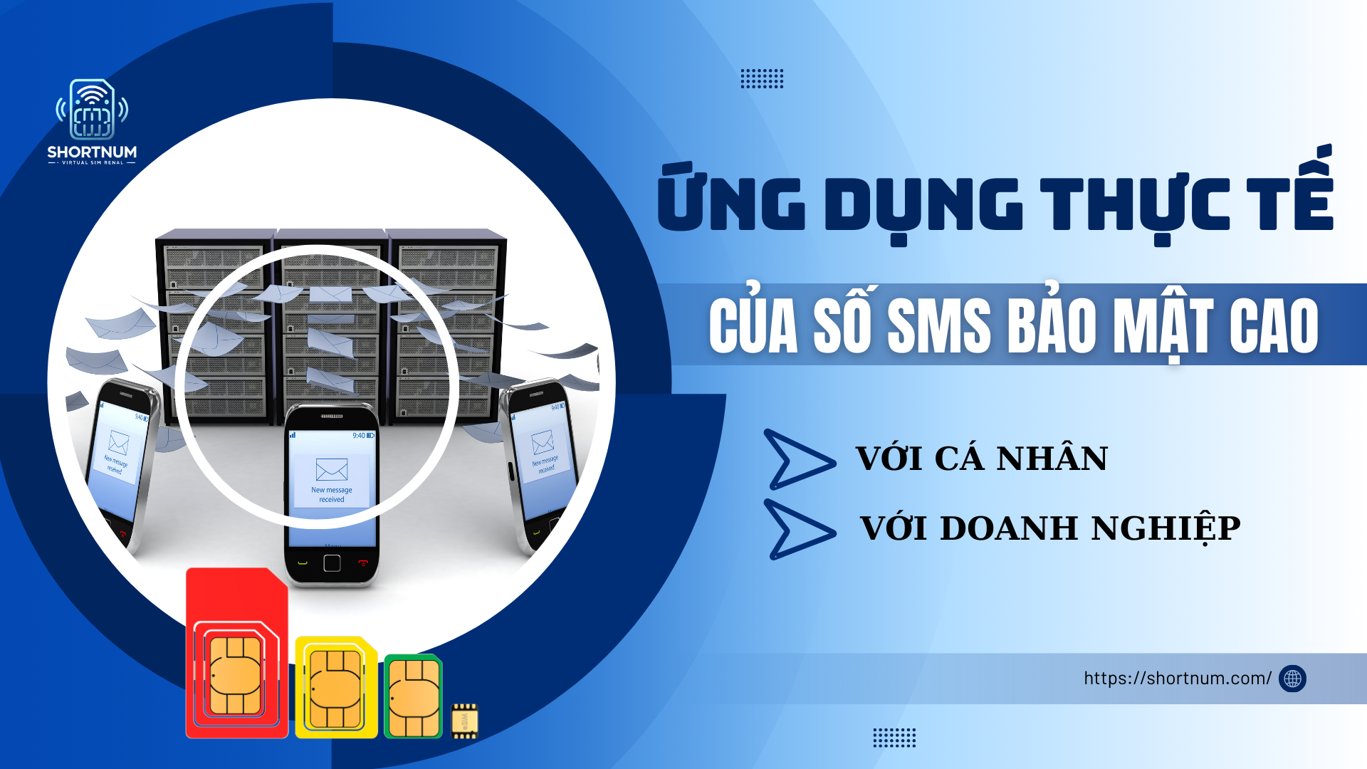 Ứng dụng thực tế của thuê số SMS bảo mật cao